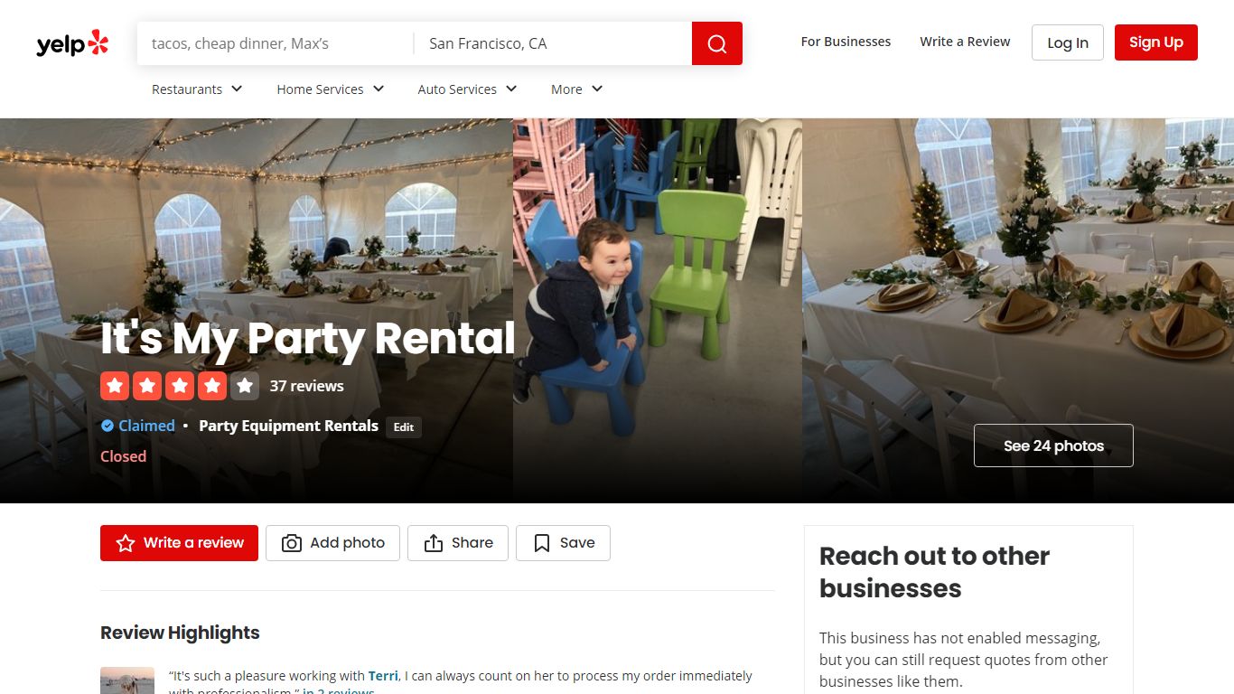 IT’S MY PARTY RENTAL - 24 Photos & 36 Reviews - Yelp